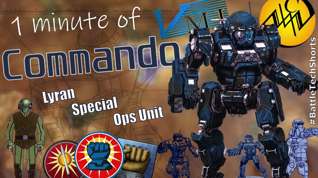 BATTLETECH #Shorts - Commando, Lyran Special Ops Unit