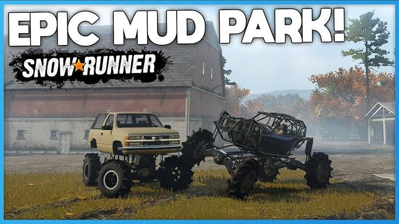 Snownrunner mud madness gameplay