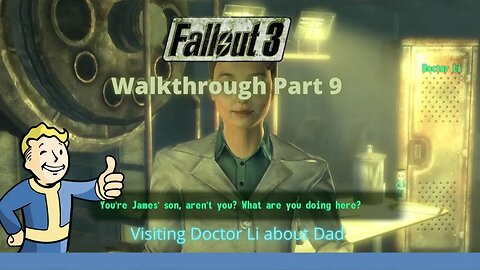 Fallout 3 gameplay walkthrough part 9 - we found dad finally