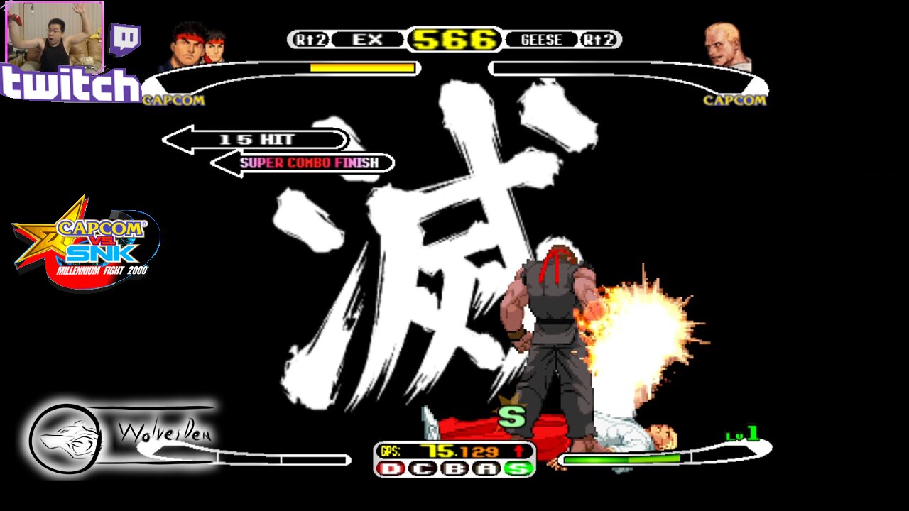 (DC) CAPCOM Vs SNK - Millennium Fight 2000 - playing for fun 28th round - Let's get Evil!