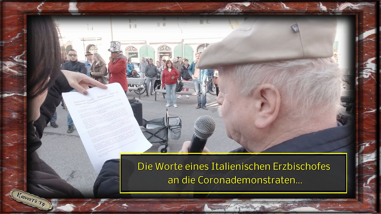 Die Worte eines Italienischen Erzbischofes an die Coronademonstraten