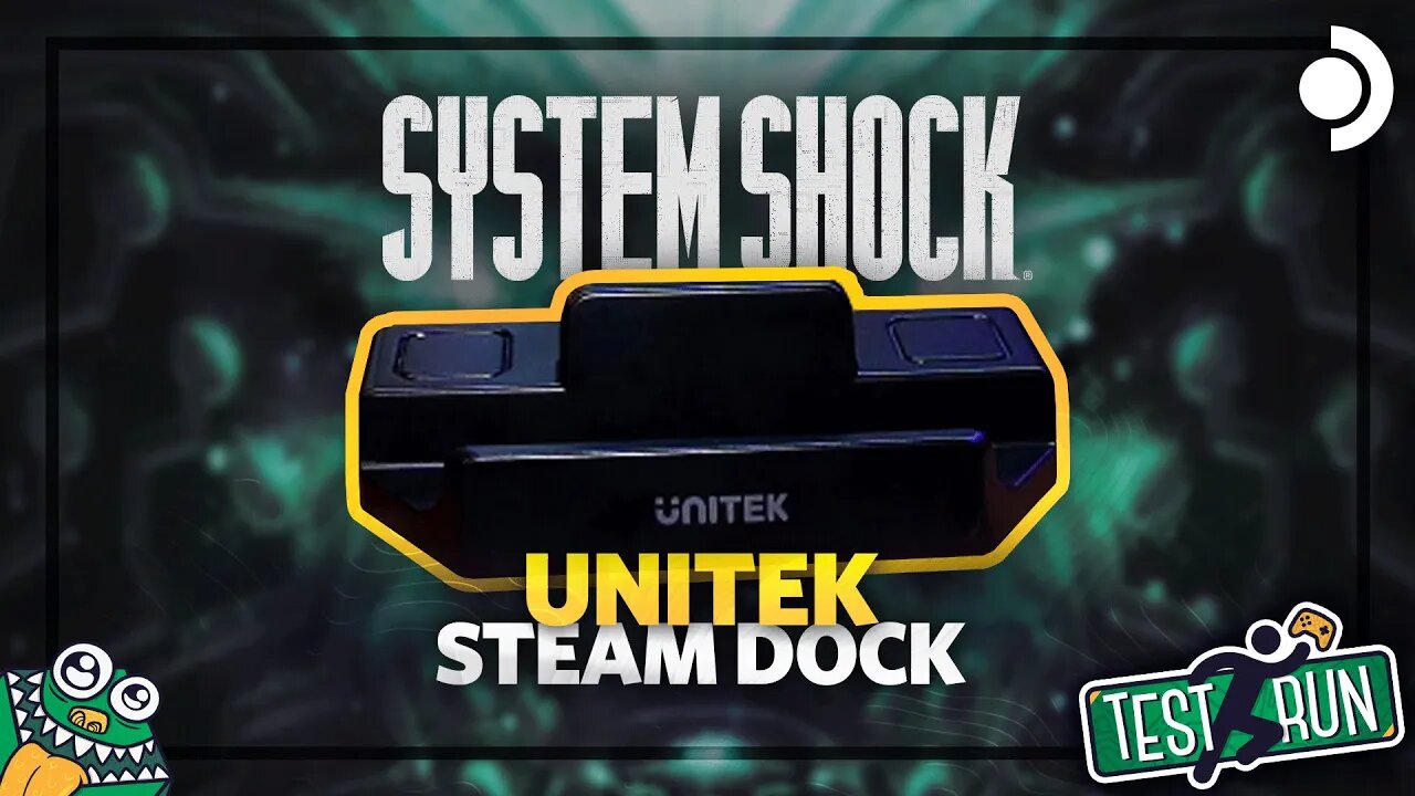 Testing Unitek's Steam Deck Dock with System Shock - TEST RUN 🎮🏃‍♂️