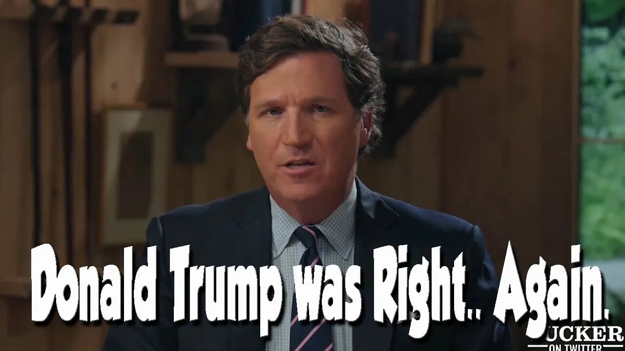 Tucker Carlson talks about Donald Trump #GetTucked