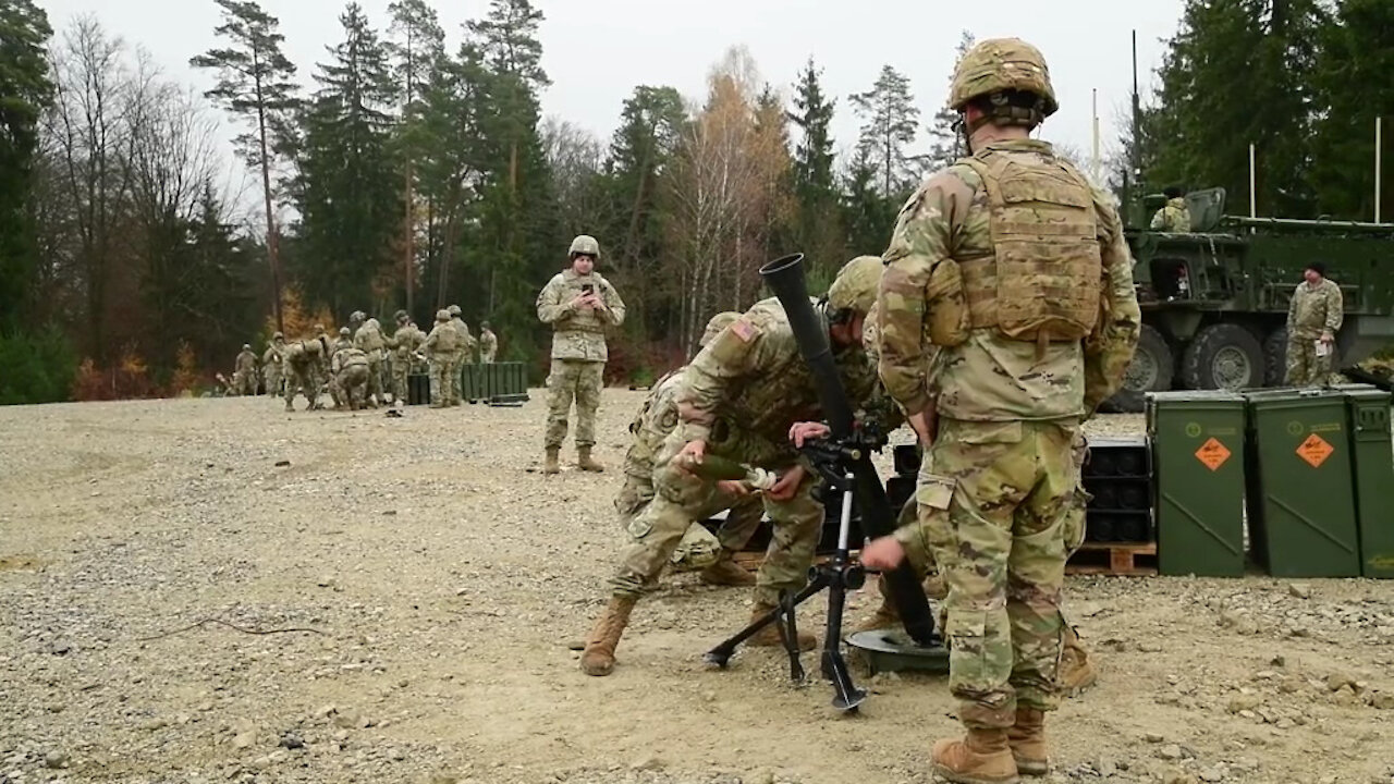 Infantry Mortar Leaders Course M252 Live Fire