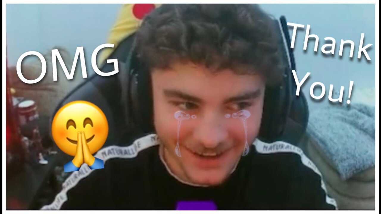 I gifted him subs, this was his reaction... (emotional)