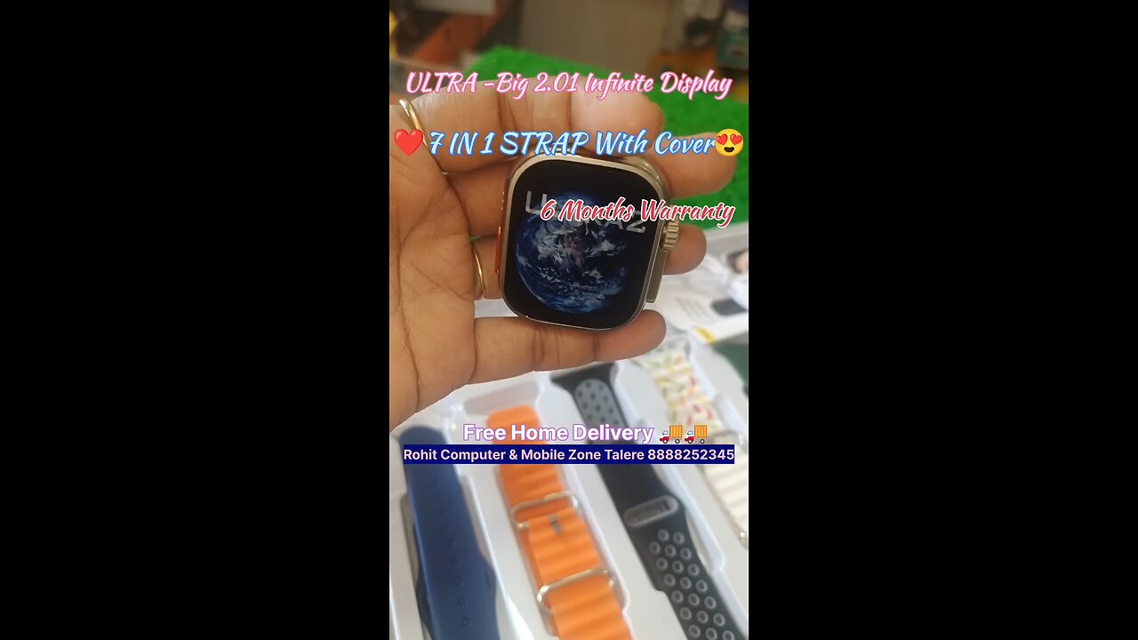 Unboxing Hitage SW-2825 Ultra Bluetooth Calling Smartwatch 🔥🔥 Big Display 2.01 Infinite Display