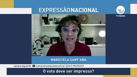 Expressão Nacional (TV Camara) - O voto deve ser impresso? - 31/05/2021 - Amilcar Brunazo Filho