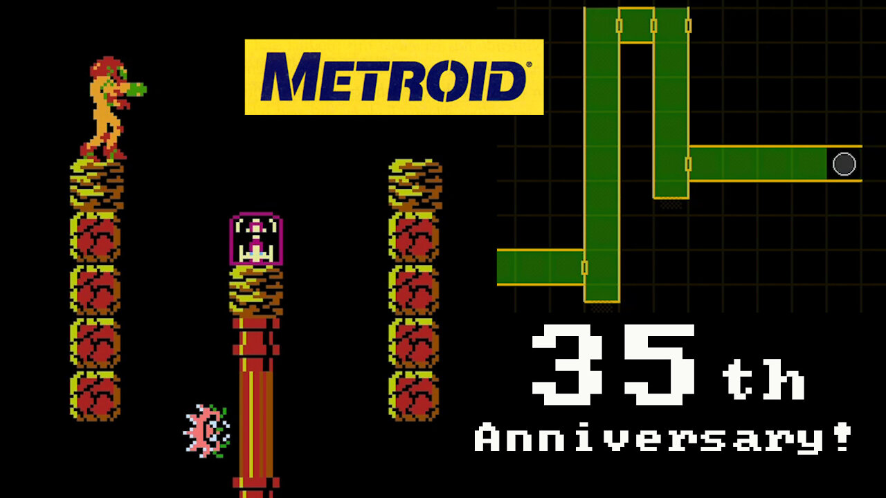 Metroid turns 35! Streaming NES Original with an Automapper | Part 1 of 2