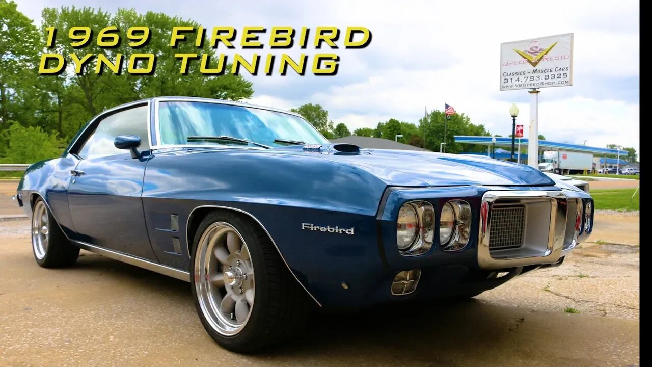 Dyno Carb Tuning a 455 powered 1969 Pontiac Firebird with Oxygen sensor at V8 Speed & Resto Shop