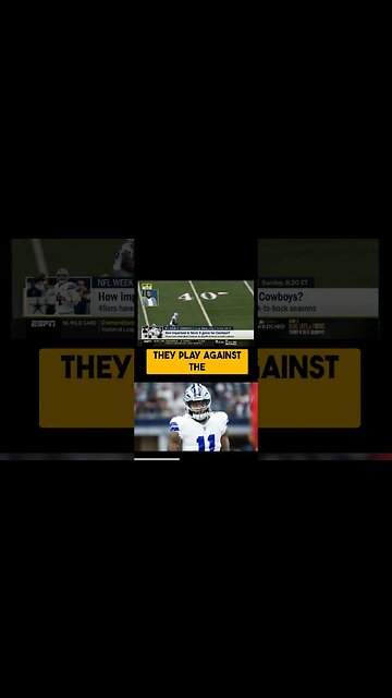 49ers vs Cowboys is the game