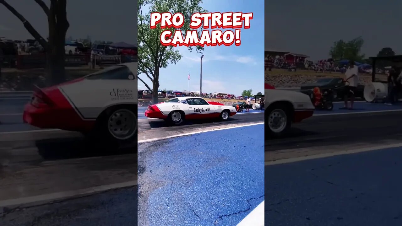 Pro Street Camaro Getting Ready to Throw Down! #shorts