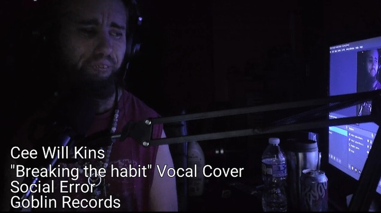 Cyraxx aka Shadowblade YouTube 04-18-24 Breaking the habit vocal cover