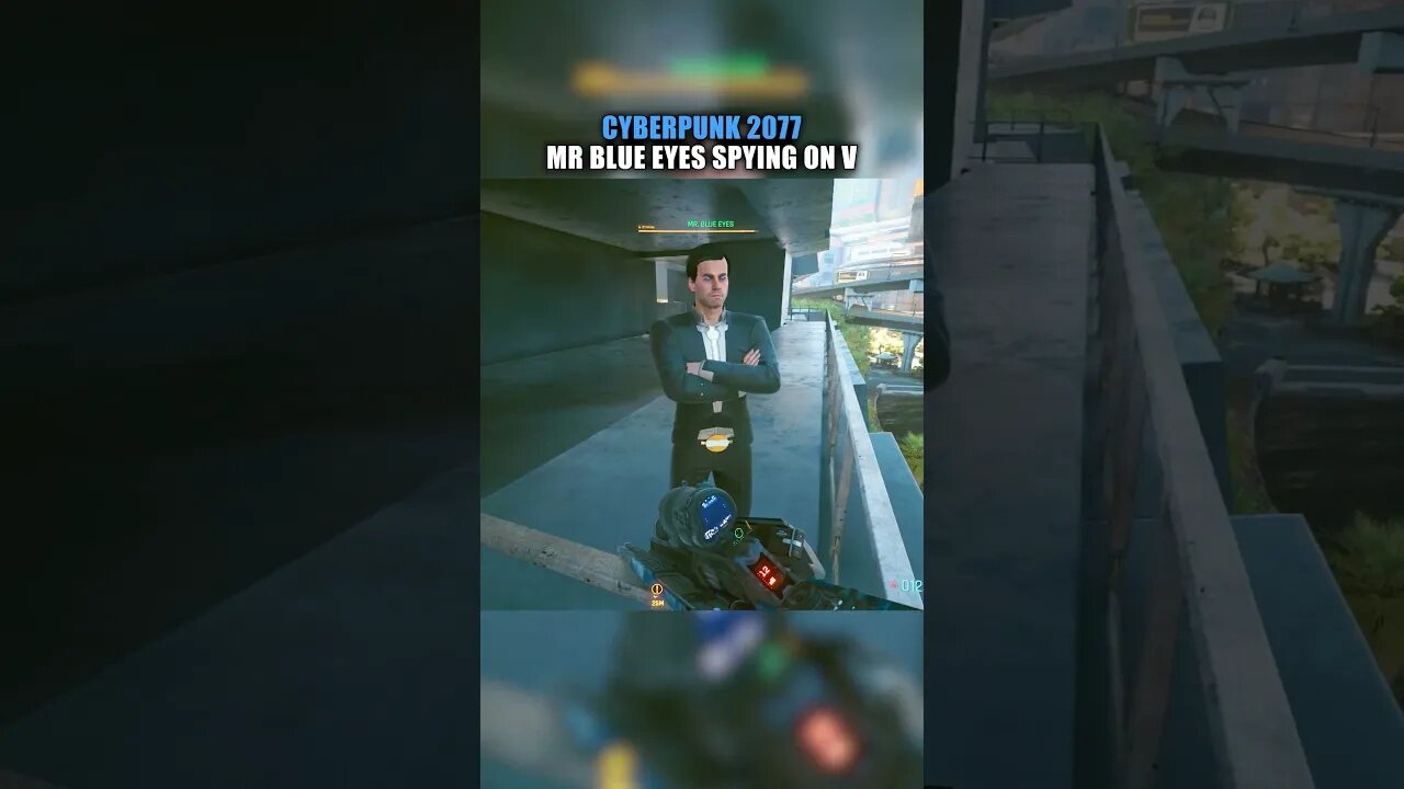 Finding Mr Blue Eyes Spying on V and Jefferson in Cyberpunk 2077