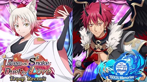 SLIME ISEKAI Memories: Tengu Vs Snake : Duel for Love Troop Recruit Banner Summons