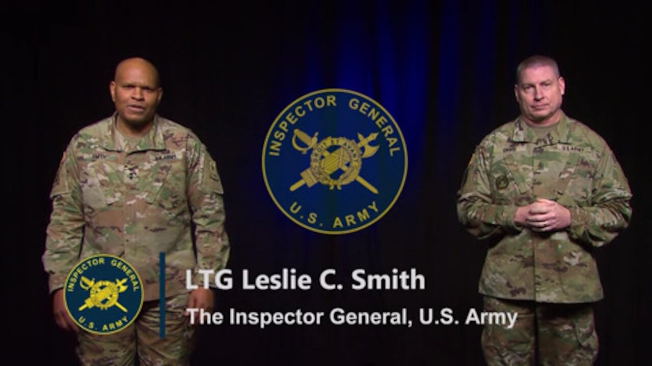 Army Inspector General PSA, February 2021