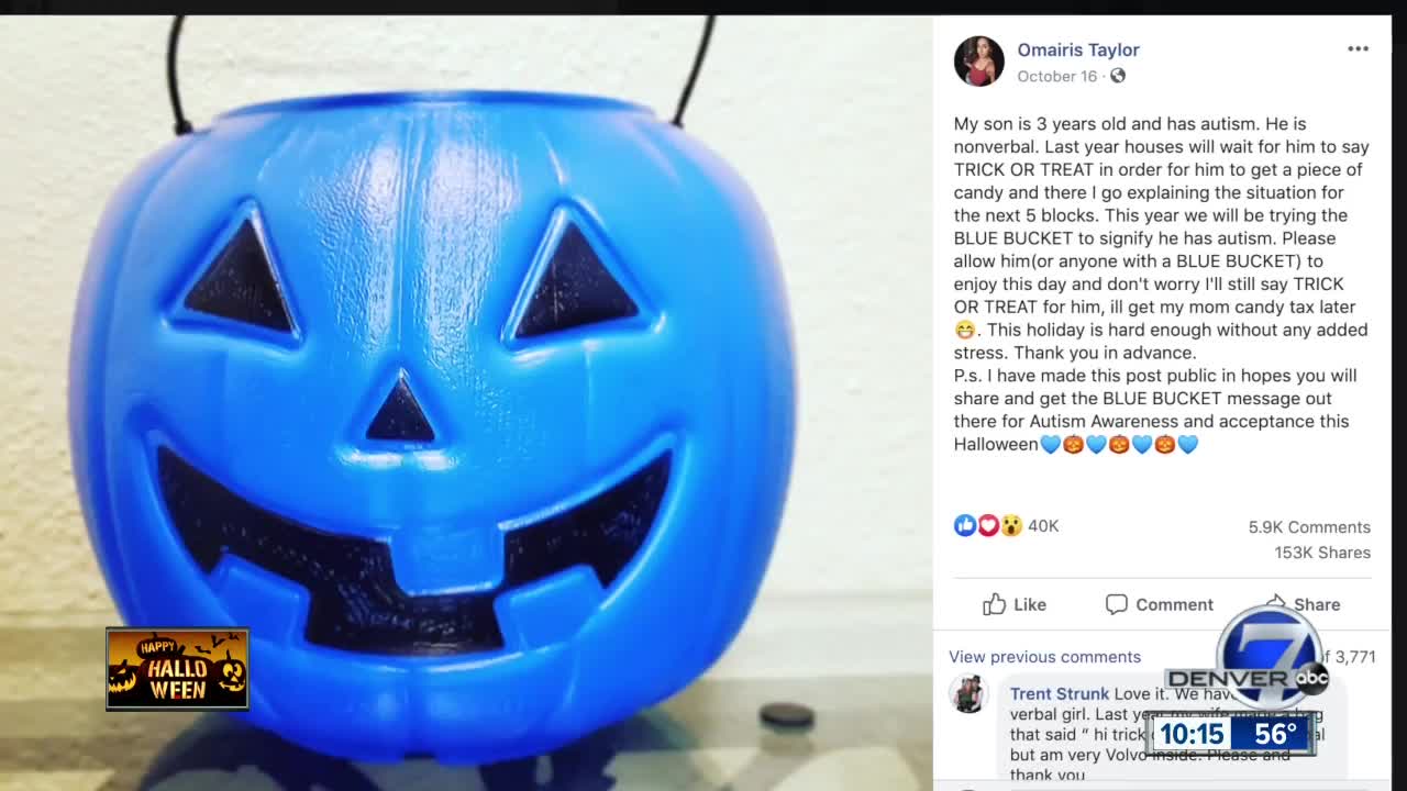 'Blue Pumpkins' raising awareness for children with autism on Halloween