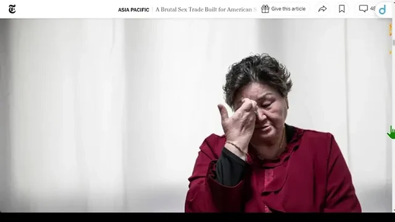 🟨 紐約時報：為了駐韓美國士兵的殘酷性交易