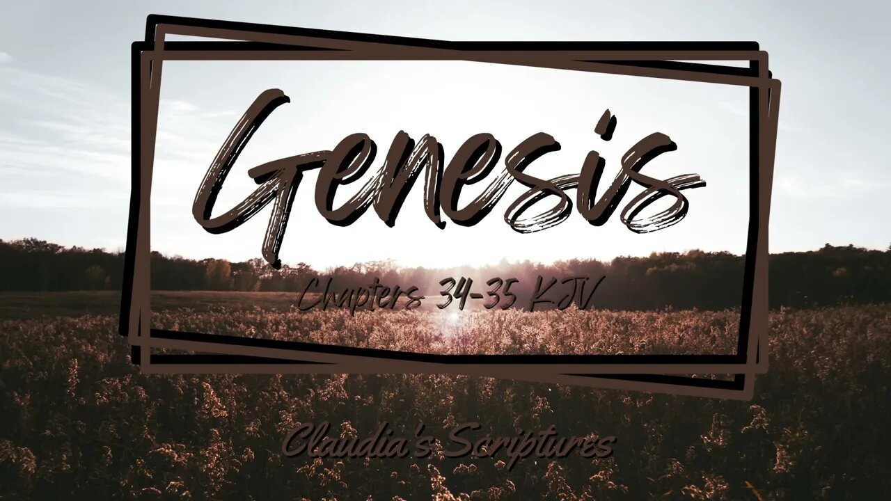 The Bible Series Bible Book Genesis Chapters 34-35 Audio