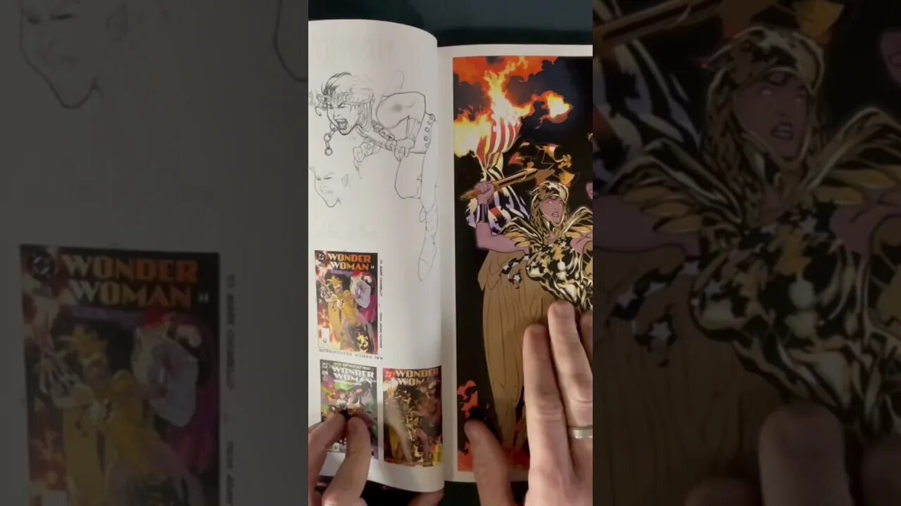 Preview of Cover Run the DC Comics Art of Adam Hughes! Full video 12-20 8 AM.