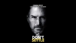 STEVE JOBS SAYS "DON'T SETTLE" #shorts #stevejobs