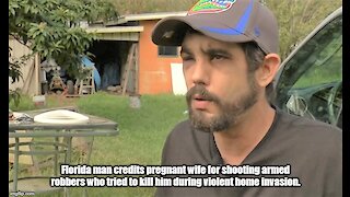 Pregnant Florida mom uses AR-15 to save family from violent armed home invaders