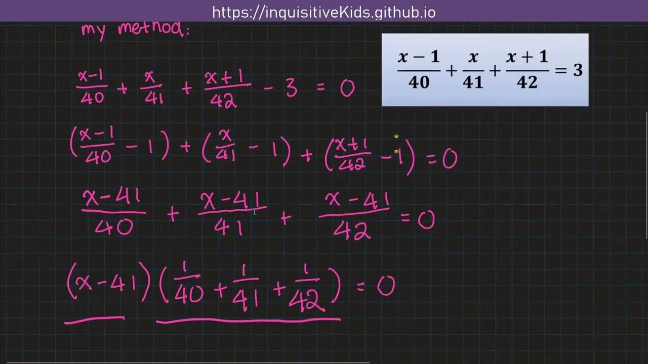 Solve for x! Can you do this with multiple solutions?