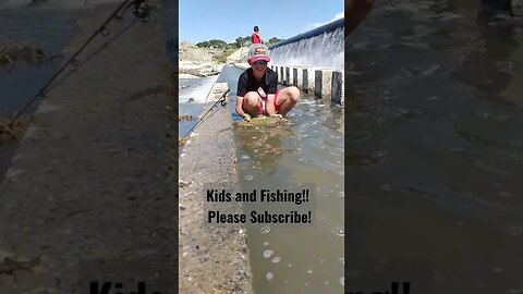 Kids and Fishing!! gotta love it!! Please subscribe! #youthfishing #fishing #trout