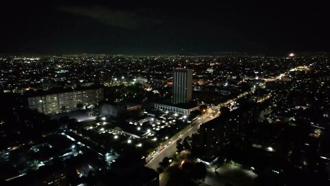 Night Sky of Mexico City! Drone View! CDXM