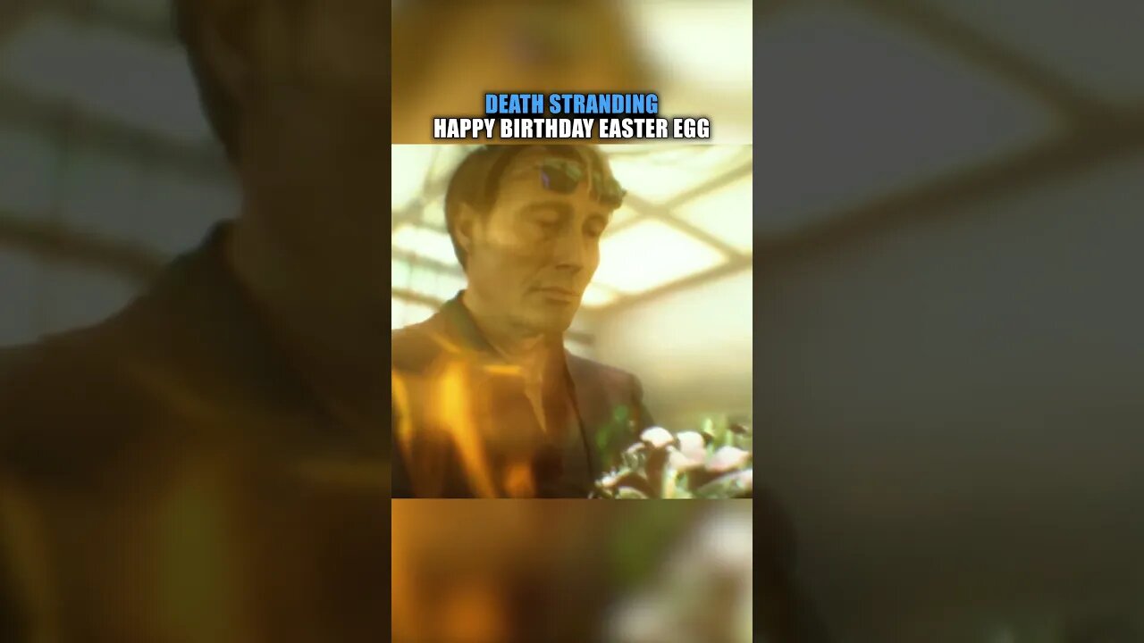 Happy Birthday Easter Egg in Death Stranding