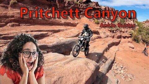 2023 Moab Utah Trip - Pritchett Canyon, Turning around due to injury!