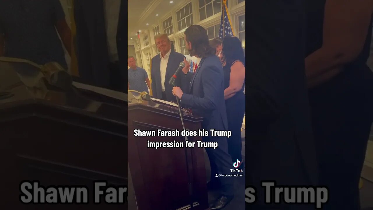 Shawn Farash does his Trump Impression for Trump