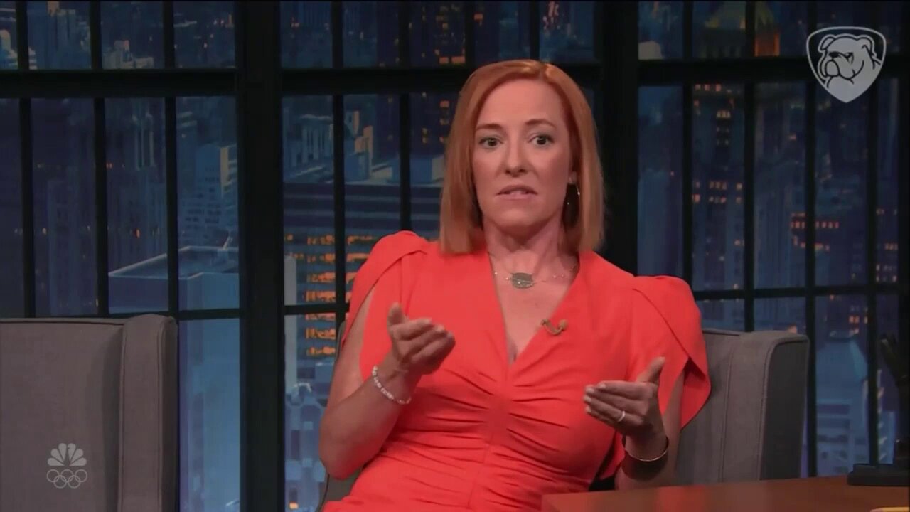 Psaki Freaks To Seth Meyers: Flunks Civics In Order To Say Trump Should 'Scare The Hell Out Of You'