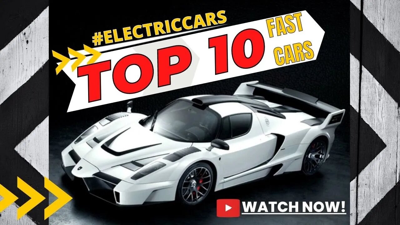 TOP 10 😍FASTEST ELECTRIC CARS In The World!🌍 #fastcars #ev ⚡️🏎