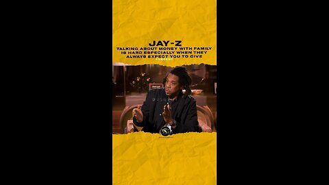 @jayz Talking about money with family is hard especially when they always expect you to give