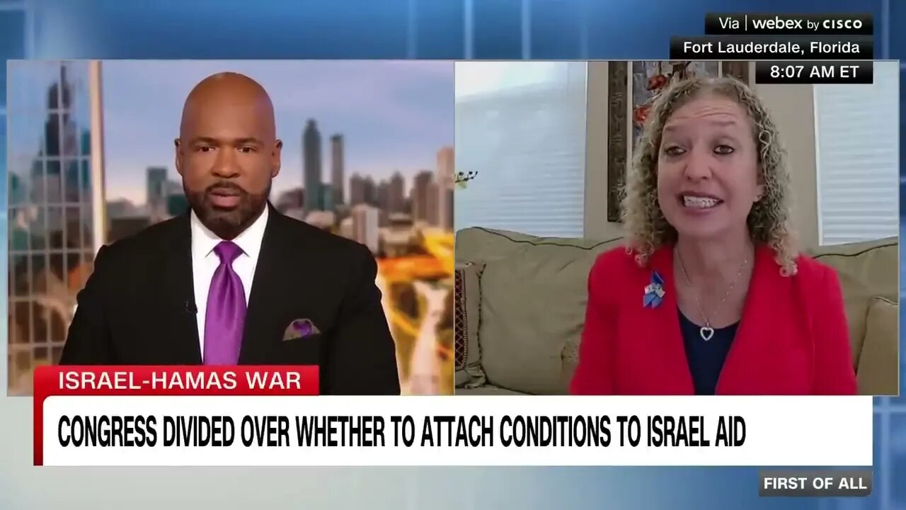 Rep. Debbie Wasserman Schultz Says Israel should be able to do what it wants without restriction.