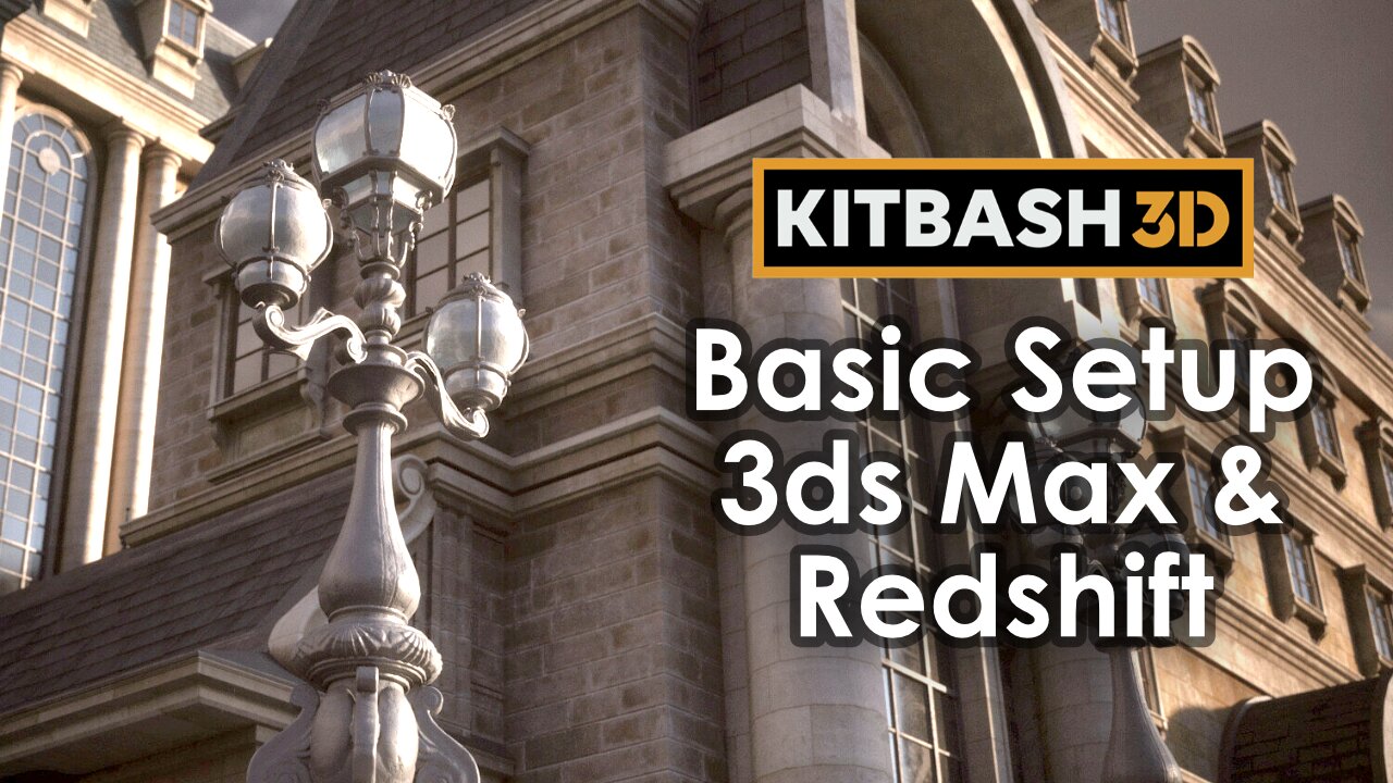 How to Setup KitBash3D for 3ds Max and Redshift Renderer CG 3D