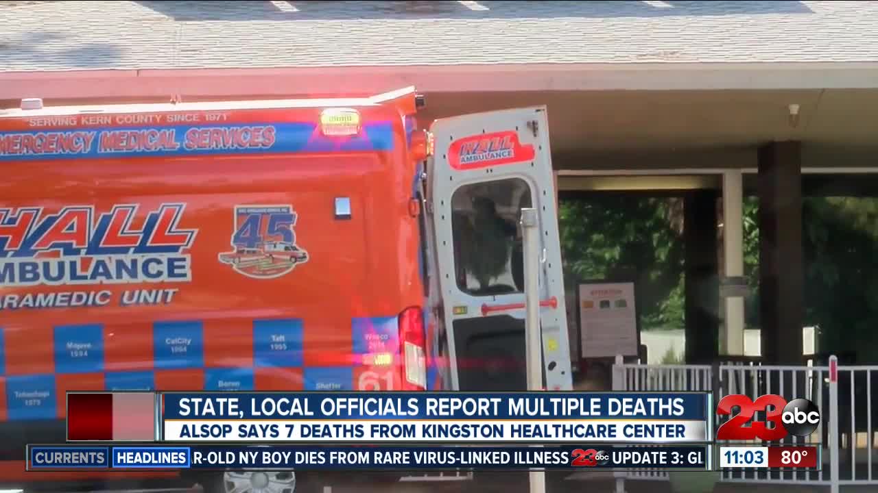 Multiple deaths at Kingston Healthcare Center in Southwest Bakersfield