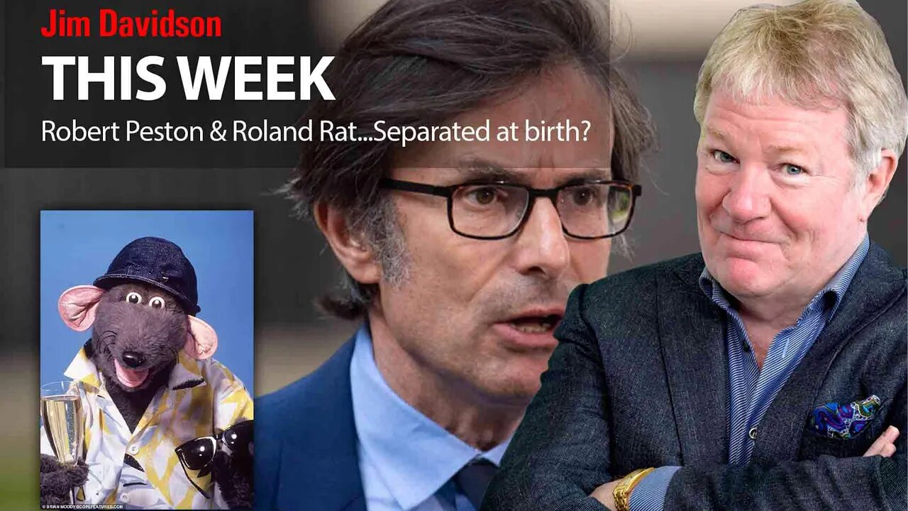 Jim Davidson - Robert Peston & Roland Rat...Separated at birth?