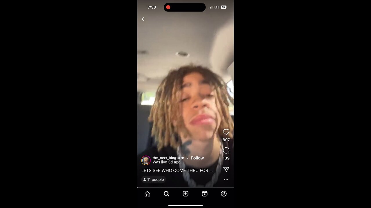 KING 👑 HARRIS on live calling em out who didn’t show ❤️back