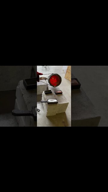 🔥Fun Metal Casting At Home🔥 #casting #aluminum at home. #melting #metalcasting #devilforge
