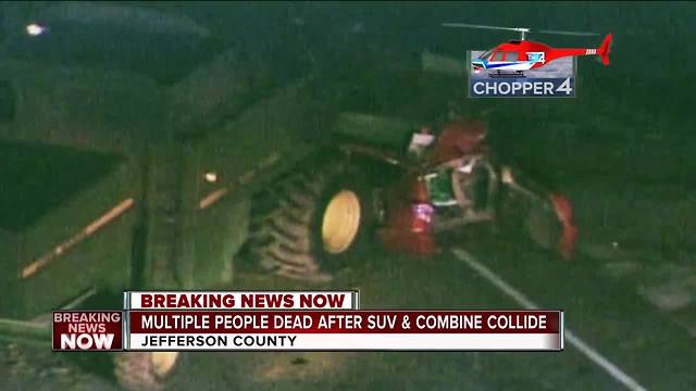 Multiple people dead in Jefferson County crash