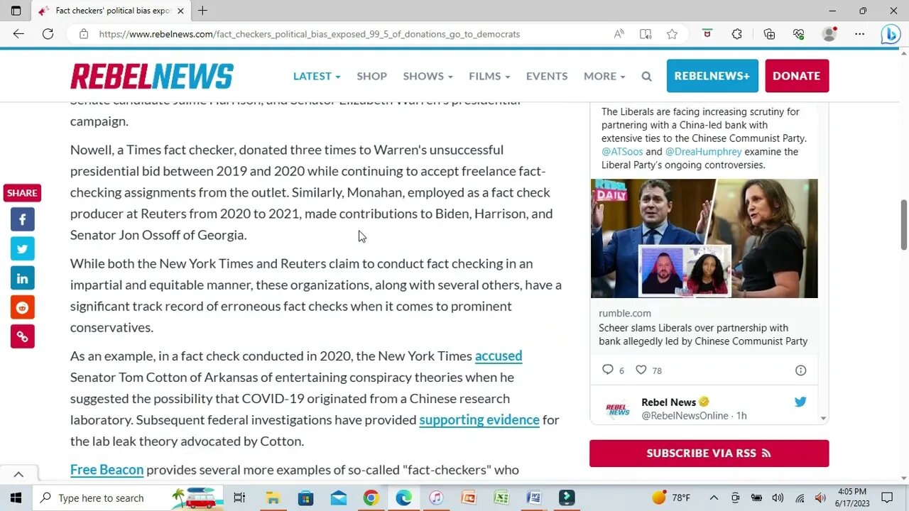 Fact-Checkers' Political Bias Exposed