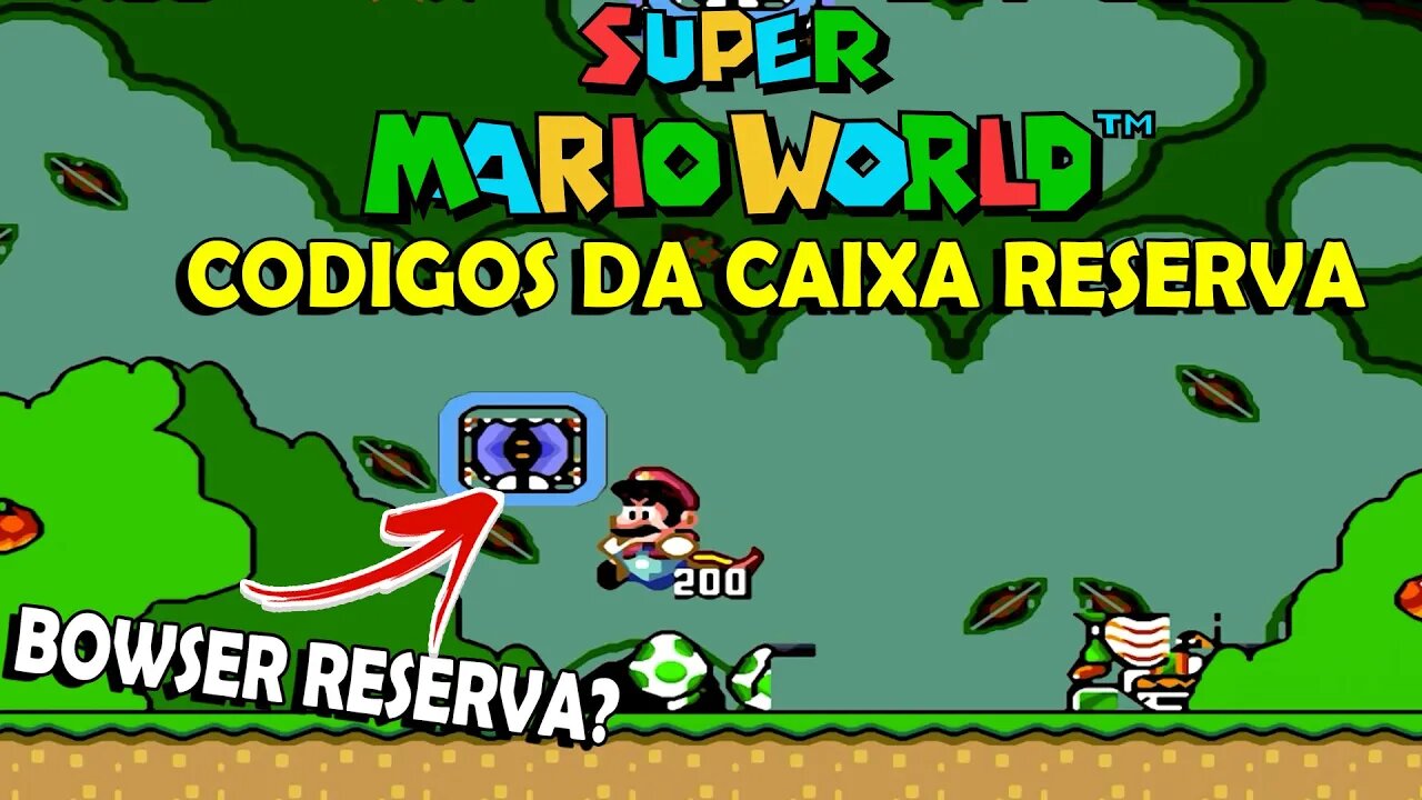 Os Códigos MAIS BIZARROS do Super Mario World