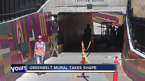 Greenbelt's Fairview Avenue underpass gets a vibrant makeover