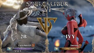 2B (LuckyDubs115) VS Ivy (Amesang) (SoulCalibur VI — Xbox Series X Ranked)