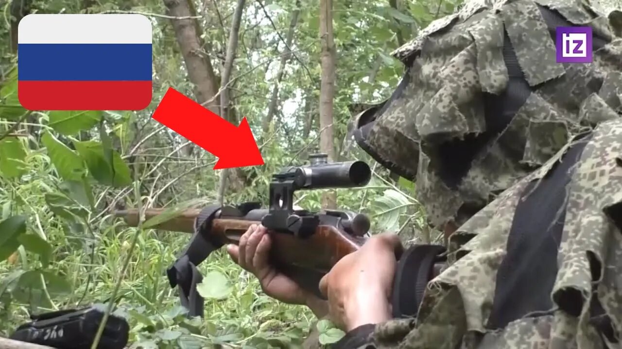 LPR Sniper Engages Targets with a Mosin | Ukraine War | Combat Footage | Sniper Reviews