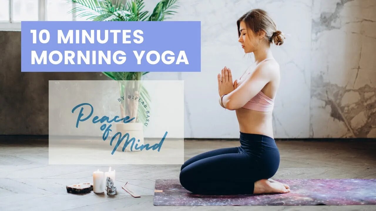 10 minute morning yoga #shorts#yoga #meditation #easyyoga