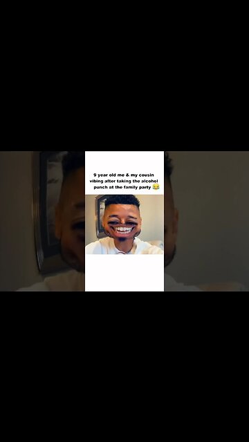 9 YEAR OLD ME LAUGHING WITH MY COUSIN 🤣🍹 *Try Not To Laugh* #Shorts