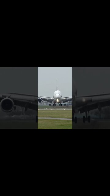 A380 Crosswind Landing