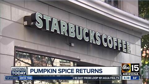 Starbucks brings back Pumpkin Spice Lattes in August